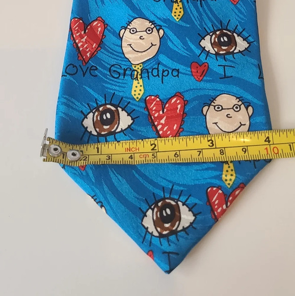 1998 Ralph Martin "I love Grandpa repeaters tie - Picture 6 of 6